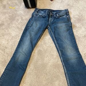 Silver bootcut jeans